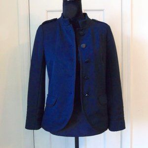 Marc by Marc Jacobs Navy and Black Military Style Jacket sz XS